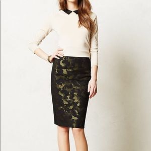 Anthropologie Skirts - Maeve shimmery camo pencil skirt Anthropologie Skirts - Maeve shimmery camo pencil skirt